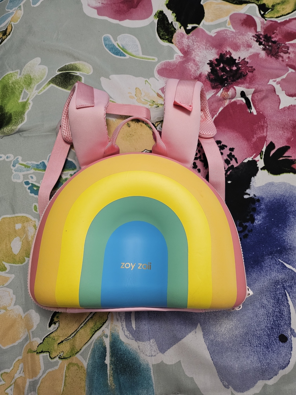 Zoy Zoii Pink Rainbow Kids Backpack